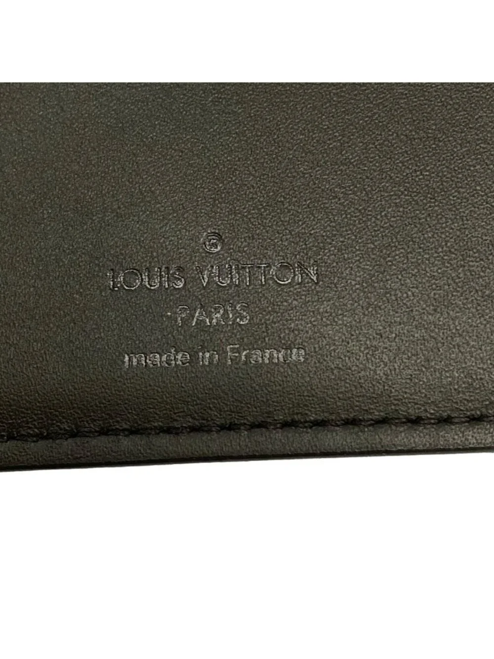 Louis Vuitton Billfold Monogram Shadow Portefeuille Multiple Noir Leather Wallet